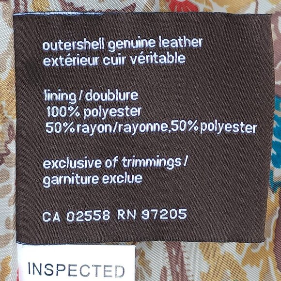 BEAUTIFUL Danier Leather Jacket Women's Size XXS Button Down - Picture 3 of 5